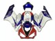 Branco Azul Vermelho Carenagem CBR 1000RR 2004-2005 Branco Azul Vermelho Carenagem CBR 1000RR 2004-2005