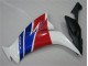 Branco Azul Vermelho Plásticos CBR 1000RR 2012-2016 Branco Azul Vermelho Plásticos CBR 1000RR 2012-2016