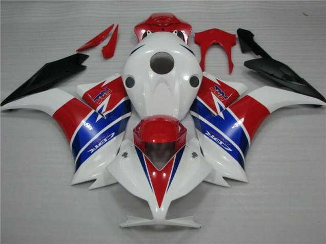 Branco Azul Vermelho Plásticos CBR 1000RR 2012-2016 Branco Azul Vermelho Plásticos CBR 1000RR 2012-2016