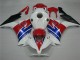 Branco Azul Vermelho Plásticos CBR 1000RR 2012-2016 Branco Azul Vermelho Plásticos CBR 1000RR 2012-2016