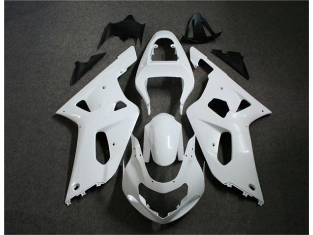Branco Carenagem GSXR 600 / 750 K1 K2 K3 2001-2003 Branco Carenagem GSXR 600 / 750 K1 K2 K3 2001-2003