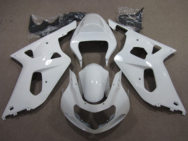 Branco Carenagem GSXR 600 K1 K2 K3 2001-2003 Branco Carenagem GSXR 600 K1 K2 K3 2001-2003