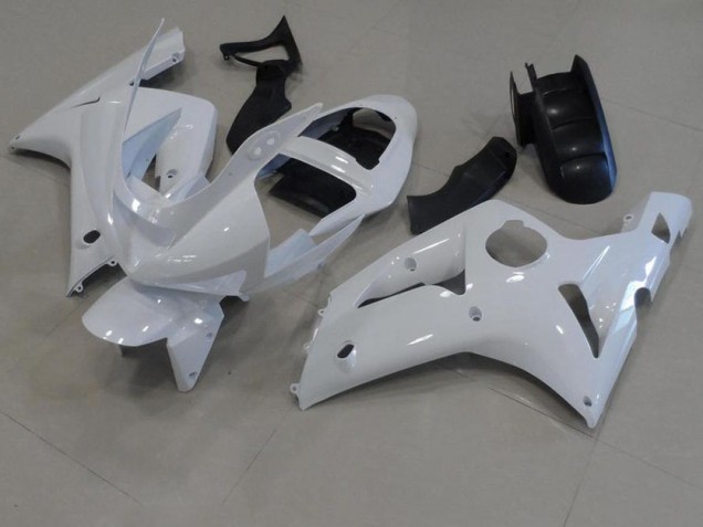Branco Carenagem ZX6R 2003-2004