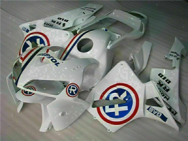 Branco Carroçaria CBR 600RR 2005-2006 Branco Carroçaria CBR 600RR 2005-2006