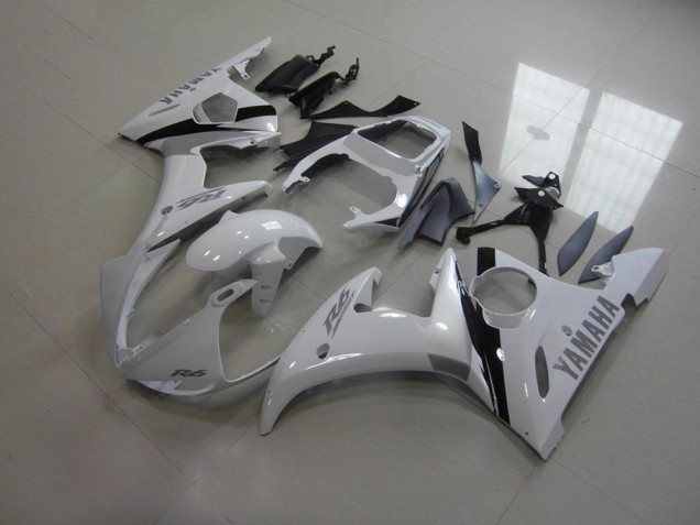 Branco & Cinzento Decalques Carenagem R6 2003-2005 Branco & Cinzento Decalques Carenagem R6 2003-2005
