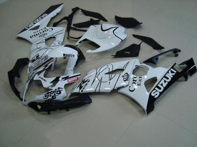 Branco Corona Carenagem GSXR 1000 K5 2005-2006