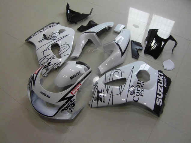 Branco Corona Carenagem GSXR 600 1996-2000 Branco Corona Carenagem GSXR 600 1996-2000