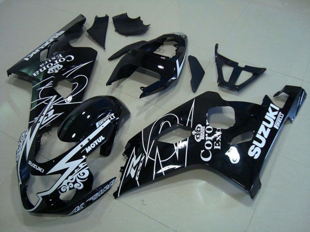 Branco Corona Extra Motul Carenagem GSXR 750 K4 2004-2005 Branco Corona Extra Motul Carenagem GSXR 750 K4 2004-2005