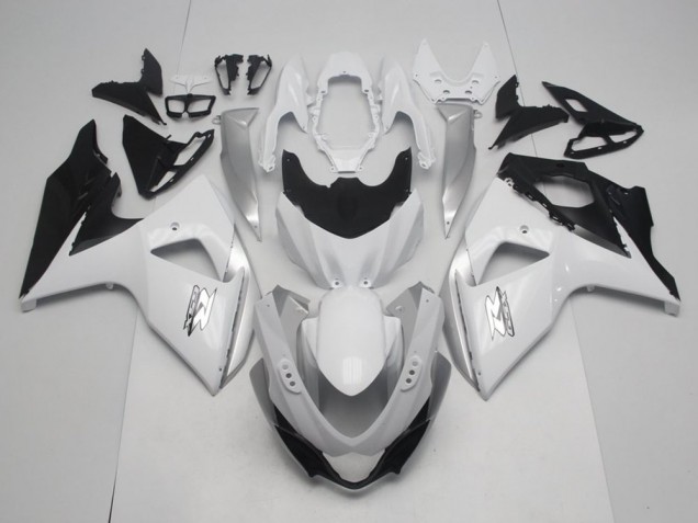 Branco Estilo OEM Carenagem GSXR 1000 2017-2023 Branco Estilo OEM Carenagem GSXR 1000 2017-2023