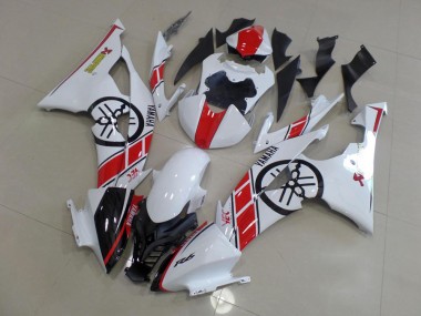 Branco & Grande Yamaha Logo Carenagem R6 2008-2016