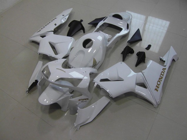 Branco Kit Carenagem CBR 600RR 2007-2008 Branco Kit Carenagem CBR 600RR 2007-2008