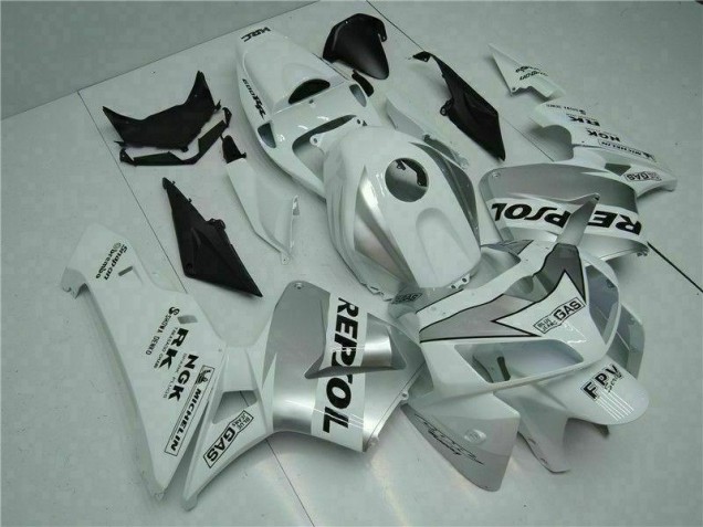 Branco Kits Carenagem CBR 600RR 2005-2006 Branco Kits Carenagem CBR 600RR 2005-2006