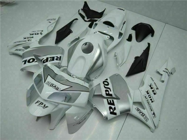 Branco Kits Carenagem CBR 600RR 2005-2006 Branco Kits Carenagem CBR 600RR 2005-2006