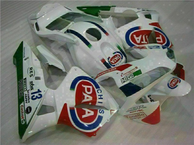 Branco Kits Completo Carenagem CBR 600RR 2003-2004 Branco Kits Completo Carenagem CBR 600RR 2003-2004