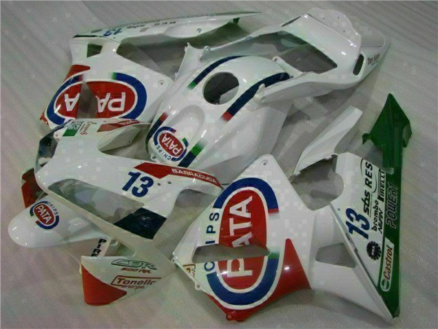 Branco Kits Completo Carenagem CBR 600RR 2003-2004 Branco Kits Completo Carenagem CBR 600RR 2003-2004