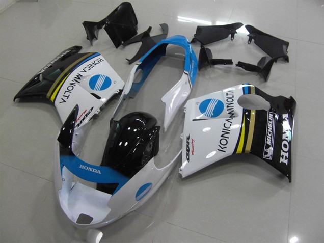 Branco Konica Minolta Carenagem CBR 1100 XX Blackbird 1996-2007 Branco Konica Minolta Carenagem CBR 1100 XX Blackbird 1996-2007