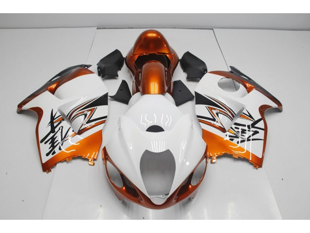Branco Laranja Carenagem GSXR 1300 Hayabusa 1996-2007 Branco Laranja Carenagem GSXR 1300 Hayabusa 1996-2007