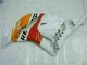 Branco Laranja Repsol Carenagem CBR 600RR 2009-2012 Branco Laranja Repsol Carenagem CBR 600RR 2009-2012