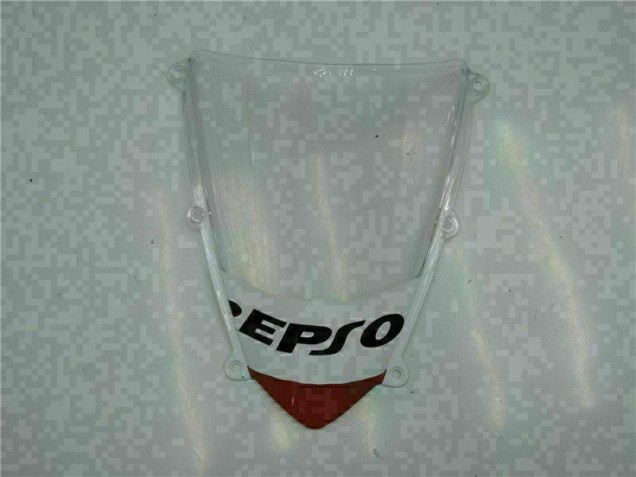 Branco Laranja Repsol Carenagem CBR 600RR 2009-2012 Branco Laranja Repsol Carenagem CBR 600RR 2009-2012