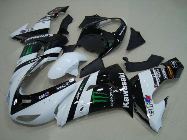 Branco Monster Carenagem ZX10R 2006-2007 Branco Monster Carenagem ZX10R 2006-2007
