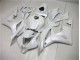 Branco Pérola Abs Carenagem CBR 600RR 2007-2008 Branco Pérola Abs Carenagem CBR 600RR 2007-2008