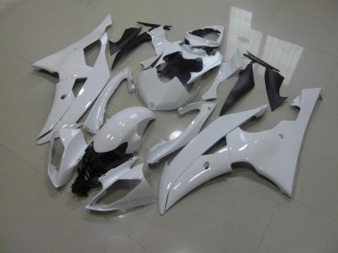 Branco Pérola Sem Decalques Carenagem R6 2008-2016