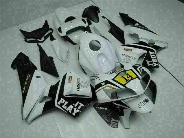 Branco Playboy 14 Carenagem CBR 600RR 2005-2006 Branco Playboy 14 Carenagem CBR 600RR 2005-2006