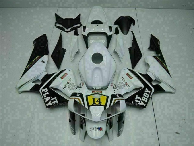 Branco Playboy 14 Carenagem CBR 600RR 2005-2006 Branco Playboy 14 Carenagem CBR 600RR 2005-2006