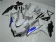 Branco Prata Azul Carenagem GSXR 600 / 750 K8 2008-2010