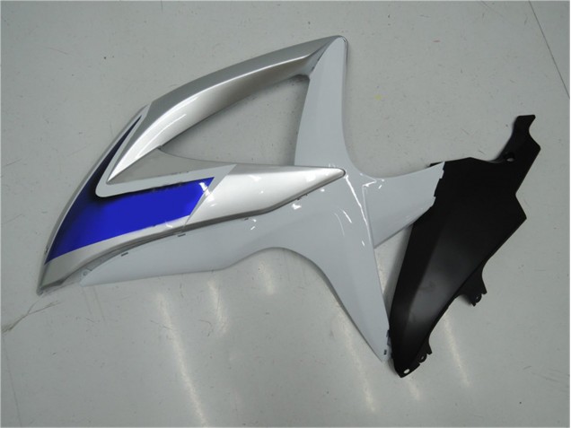 Branco Prata Azul Carenagem GSXR 600 / 750 K8 2008-2010