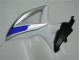 Branco Prata Azul Carenagem GSXR 600 / 750 K8 2008-2010