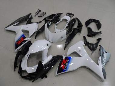 Branco Prata Carenagem GSXR 1000 K9 2009-2016