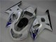 Branco Prata Carenagem GSXR 600 / 750 K1 K2 K3 2001-2003