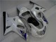 Branco Prata Carenagem GSXR 600 / 750 K1 K2 K3 2001-2003
