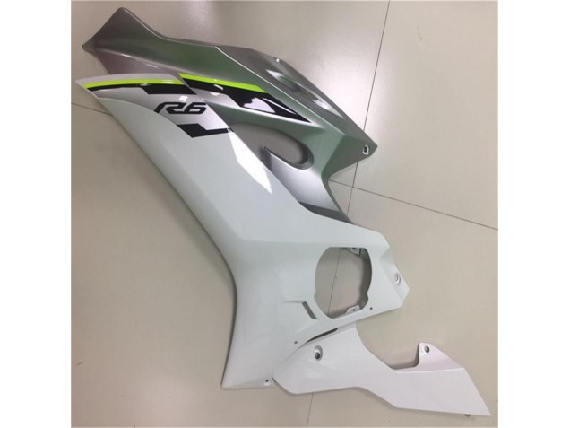 Branco Prata Carenagem R6 2017-2023