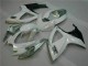 Branco Prata Plásticos GSXR 600 / 750 K6 2006-2007 Branco Prata Plásticos GSXR 600 / 750 K6 2006-2007