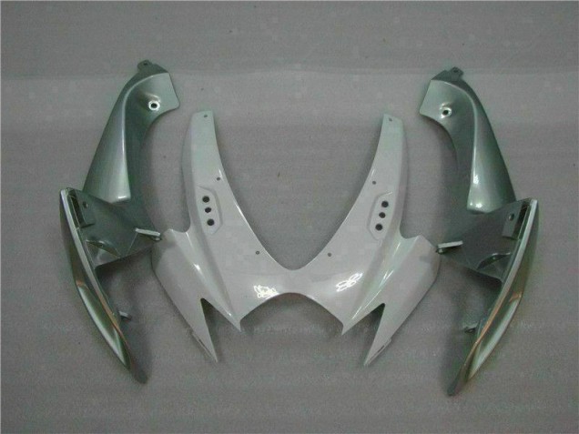 Branco Prata Plásticos GSXR 600 / 750 K6 2006-2007 Branco Prata Plásticos GSXR 600 / 750 K6 2006-2007