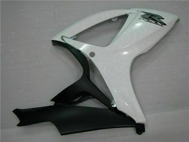Branco Prata Plásticos GSXR 600 / 750 K6 2006-2007 Branco Prata Plásticos GSXR 600 / 750 K6 2006-2007