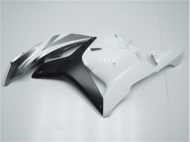 Branco Prata Preto Carenagem CBR 600RR 2009-2012