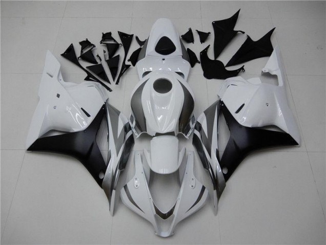 Branco Prata Preto Carenagem CBR 600RR 2009-2012