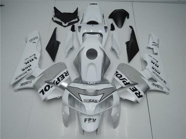 Branco Prata Preto Repsol Carenagem CBR 600RR 2005-2006