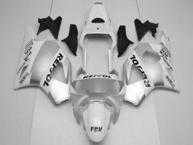 Branco Prata Preto Repsol Carenagem CBR 900RR 954RR 2002-2003