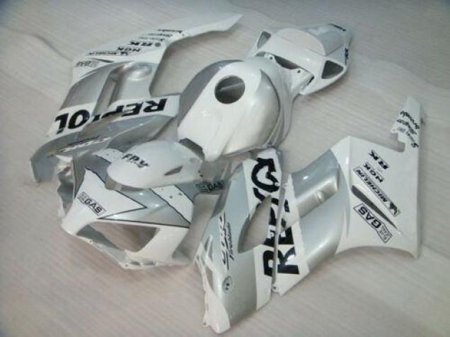 Branco Prata Preto Repsol Carroçaria CBR 1000RR 2004-2005 Branco Prata Preto Repsol Carroçaria CBR 1000RR 2004-2005