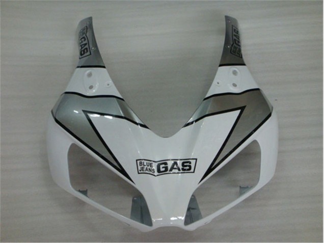 Branco Prata Preto Repsol Plástico CBR 1000RR 2004-2005 Branco Prata Preto Repsol Plástico CBR 1000RR 2004-2005