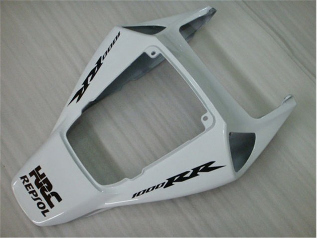Branco Prata Preto Repsol Plástico CBR 1000RR 2004-2005 Branco Prata Preto Repsol Plástico CBR 1000RR 2004-2005