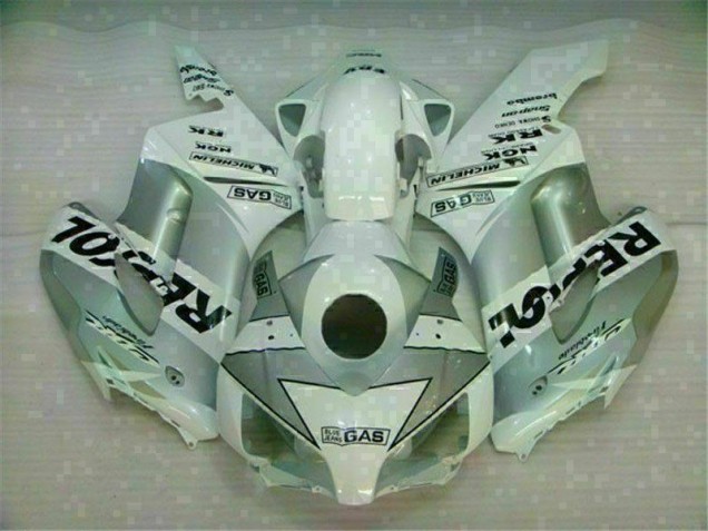 Branco Prata Repsol Carenagem CBR 1000RR 2004-2005 Branco Prata Repsol Carenagem CBR 1000RR 2004-2005