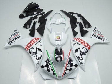 Branco Preto Abrath Carenagem R1 2012-2014