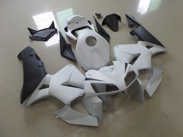 Branco Preto Abs Kit Carenagem & Plásticos CBR 600RR 2005-2006 Branco Preto Abs Kit Carenagem & Plásticos CBR 600RR 2005-2006