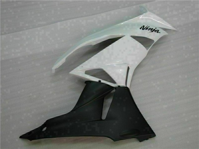 Branco Preto Abs Kits Carenagem ZX6R 2009-2012 Branco Preto Abs Kits Carenagem ZX6R 2009-2012
