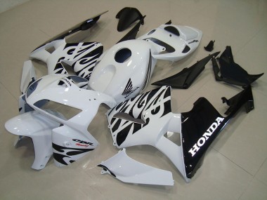 Branco Preto Abs Kits Completos Carenagem CBR 600RR 2005-2006